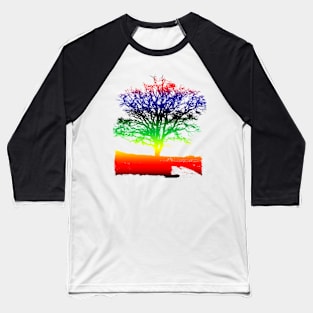 tree colorful Baseball T-Shirt